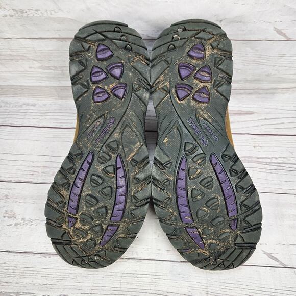 Women's Columbia Hiking Boots Size 7.5 Newton Ridge Plus Brown *no Insoles - Picture 5 of 8